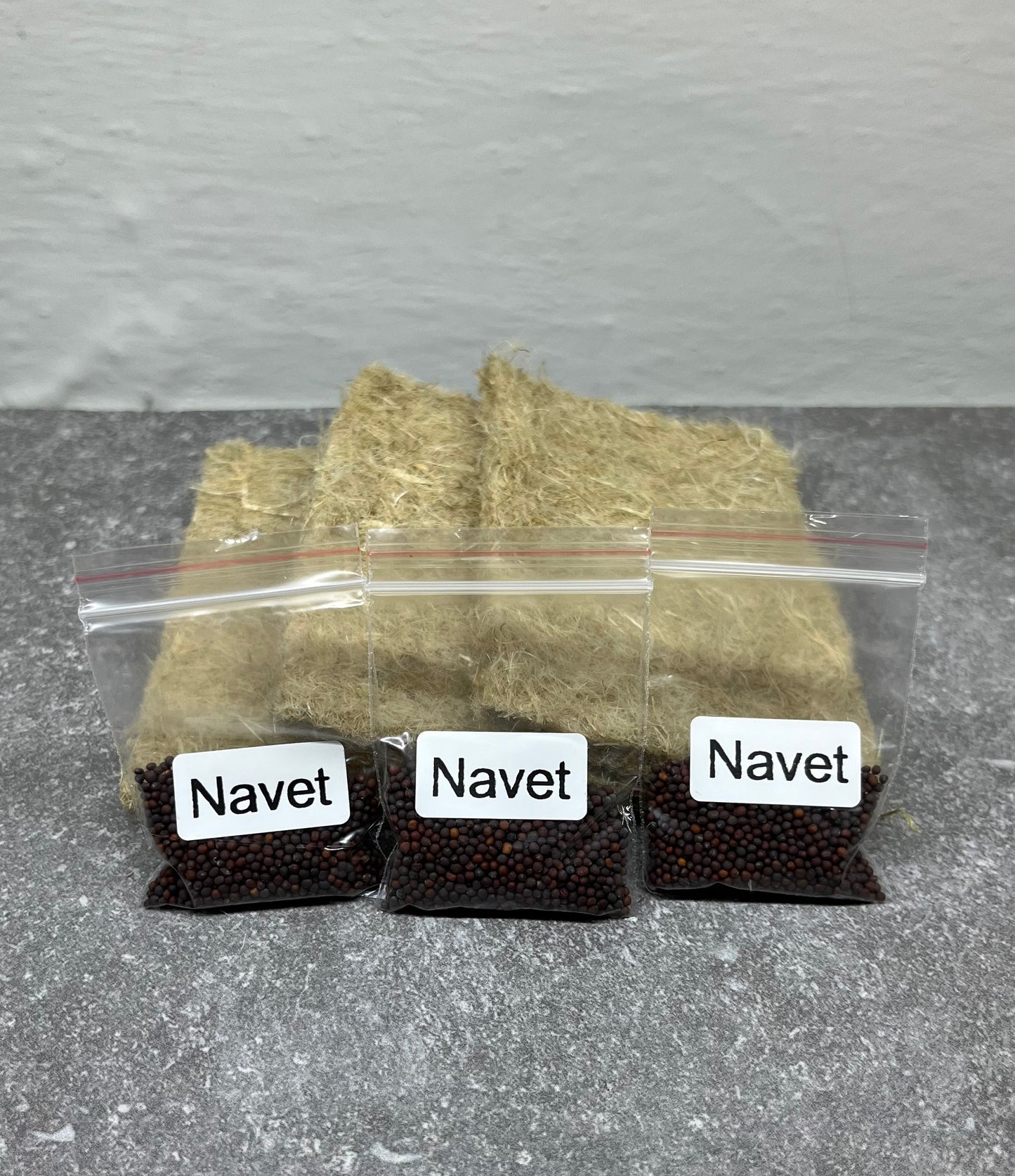 Recharge graines de micropousses de navet + tapis de culture