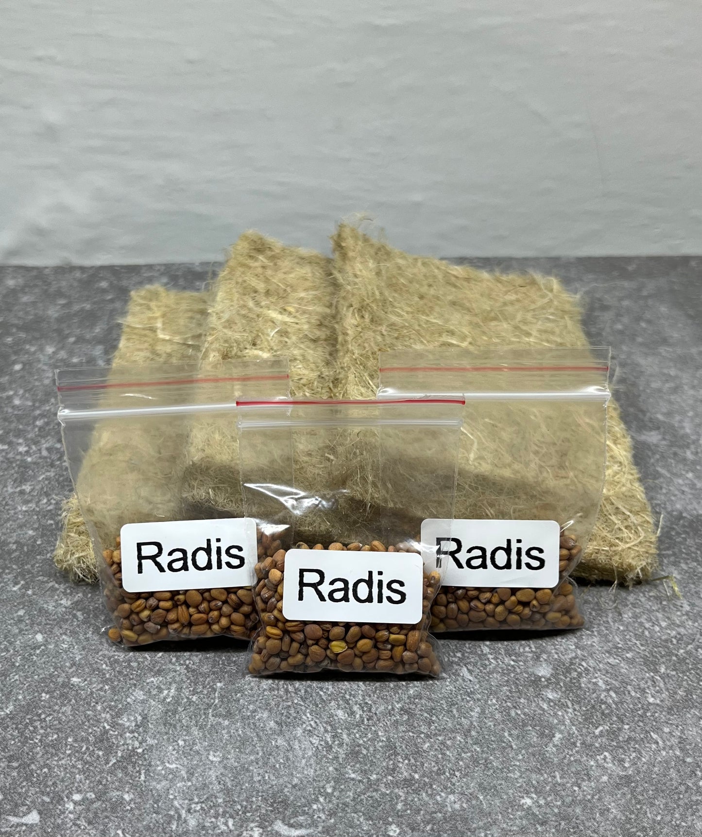 Recharge graines de micropousses de radis + tapis de culture